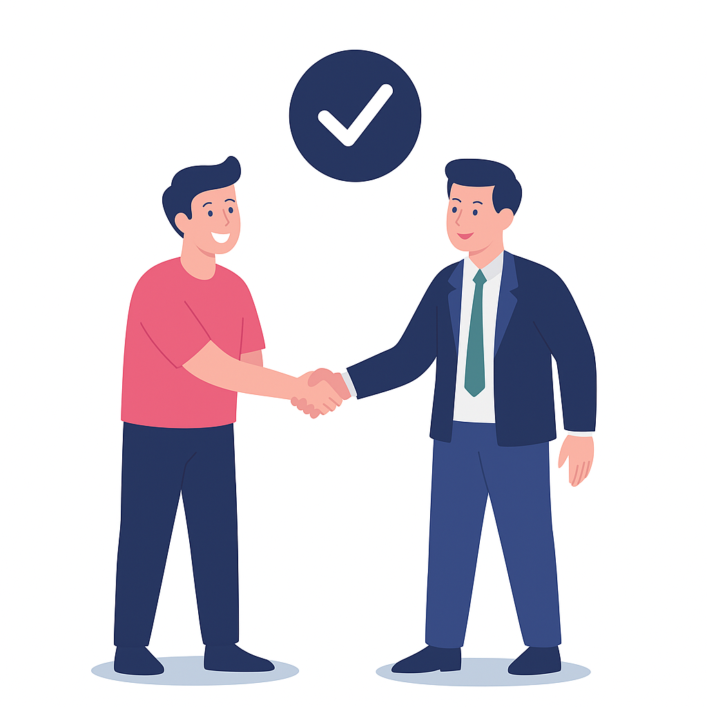 Illustration d'un contrat pour le crédit2L